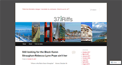 Desktop Screenshot of 37degreeriffs.com