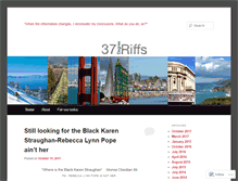 Tablet Screenshot of 37degreeriffs.com